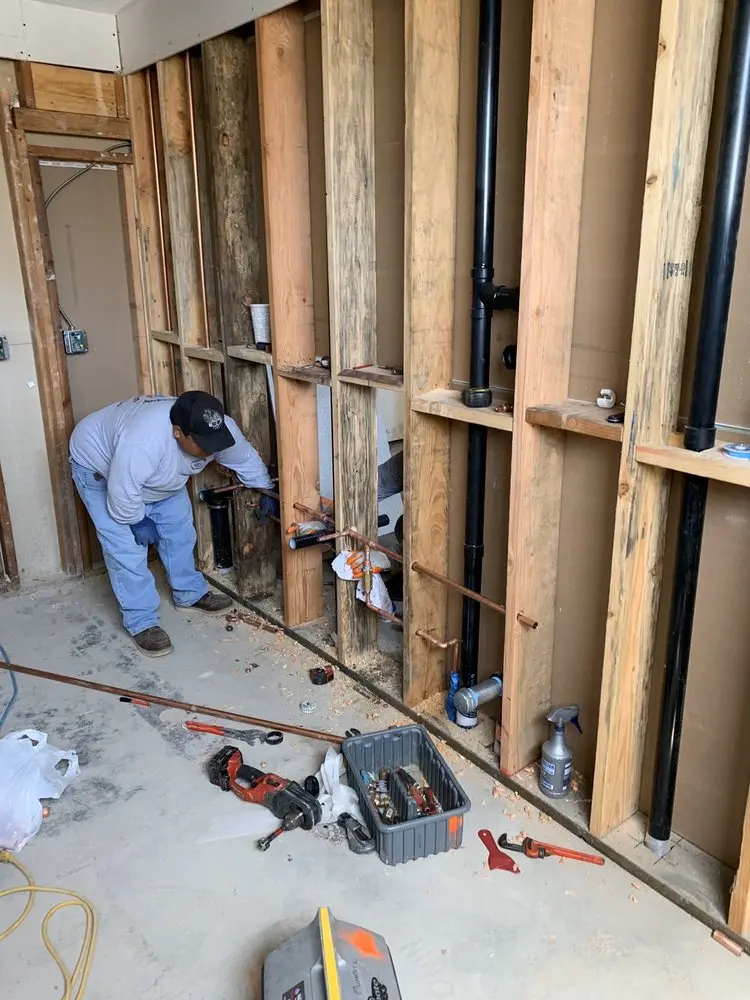 Commercial rough-in plumbing for Commercial Plumbing in Troy Hills